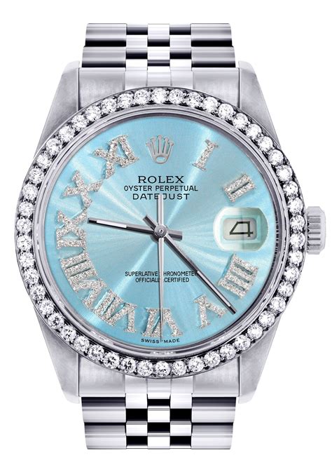 rolex light blue.